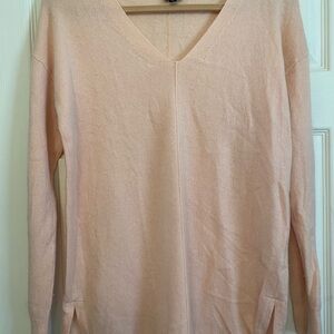 Talbots Soft Pink V-Neck Sweater